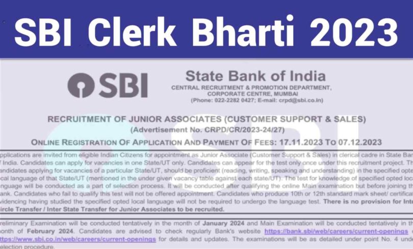 Sbi Clerk Bharti